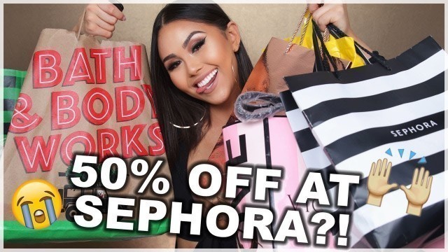 '50% OFF AT SEPHORA?! BLACK FRIDAY HAUL 2017 | Roxette Arisa'