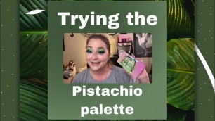 'FIRST IMPRESSIONS OF THE BH COSMETICS PISTACHIO PALETTE|SWATCHES |TUTORIAL'