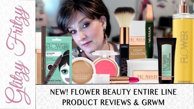 'NEW! ENTIRE FLOWER Beauty Line Review GRWM'