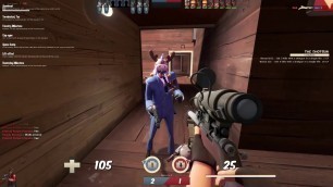 '[TF2 Glitch] Jingling Bells on a disguised Spy'