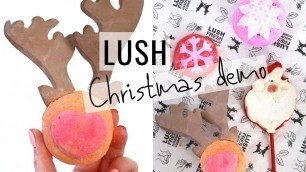 'Lush 2019 Christmas Collection! | BATH BOMBS, BUBBLE BAR AND SOAP'