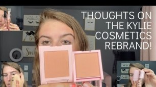 'UNBOXING, FIRST IMPRESSIONS, SWATCHES & COMPARING THE NEW KYLIE COSMETICS REBRAND!! 