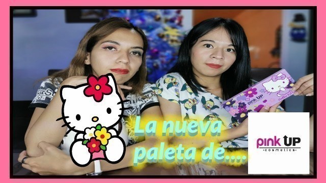 'Paleta de Hello Kitty Pink Up cosmetics'