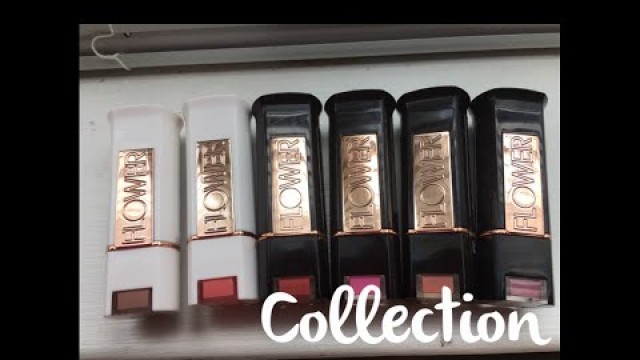 'FLOWER BEAUTY LIPSTICK COLLECTION/ SWATCHES!!!!'