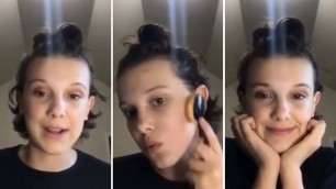 'Millie bobby brown makeup live -04-27-2017 || millie bobby brown yt'