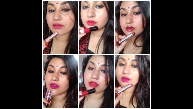 'Best Lipsticks For Indian Festivals || Sugar Cosmetics, Amway, Lakme , WetnWild etc'