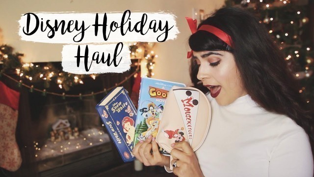 'Disney Holiday Haul | Retro & Vintage Things! Besame Cosmetics, Mouseketeers Bags, Goofy Movie!'