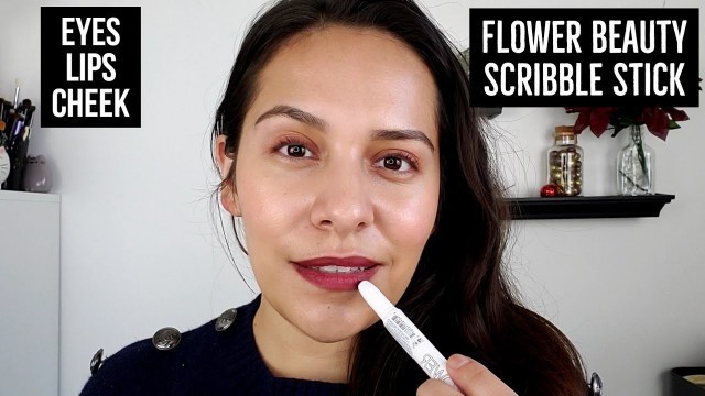 'NEW FLOWER Beauty SCRIBBLE STICK!! Eyes, Lips and Cheek in 1 Stick'