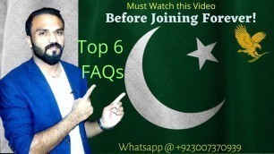 'Forever Living Products Pakistan || Top 6 Frequently Asked Questions || Must watch before Joining ||'