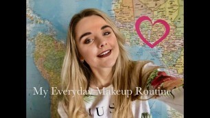 'MY EVERYDAY MAKEUP ROUTINE 2018 | NYX BENEFIT BOBBY BROWN REAL TECHNIQUES SMASHBOX RIMMEL LOREAL'