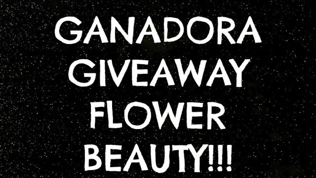 'Ganadora Giveaway Cosmeticos FLOWER BEAUTY!'