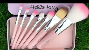 'Hello kitty makeup brushes Review'