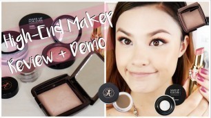 'High-End Makeup Haul & Review | Anastasia, Makeup Forever, MAC, YSL, and Hourglass'