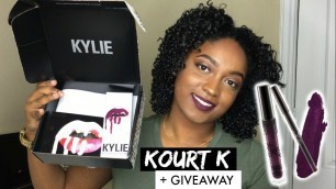 'Kylie Lip Kit: Kourt K Full Review'