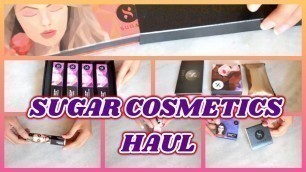 'SUGAR COSMETICS UNBOXING / SUGAR COSMETICS HAUL / MAKEUP HAUL / INDIAN MAKEUP HAUL / DEHRADUN MAKEUP'