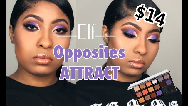 'DRUGSTORE FALL TUTORIAL | e.l.f Cosmetics Opposites Attract Palette'