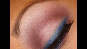 'BACK TO SCHOOL: Purples with Blue Liner using NYX Cosmetics'