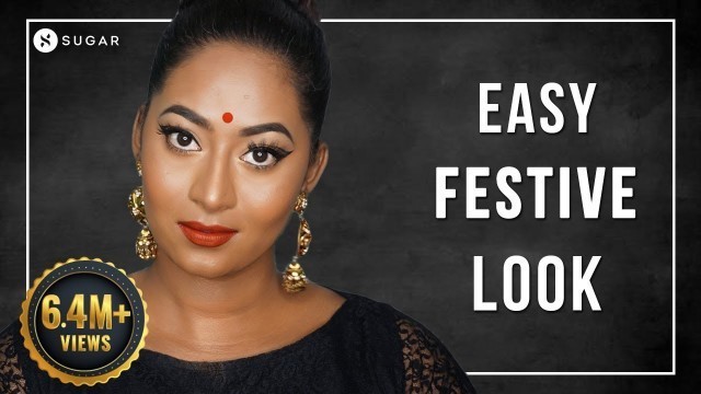 'Easy Festive Look | SUGAR Cosmetics'