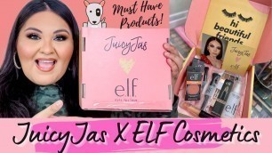 'JuicyJas X Elf Comsetics I Full Face of Elf Cosmetics 2021 I Drugstore Makeup Tutorial November 2021'