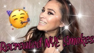 'NYE SMOKES (RECREATED NICOLE GUERRIERO’S LOOK) | DRUGSTORE PRODUCTS'