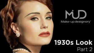 'Vintage Makeup Tutorial - Classic 1930\'s Look - Part2'