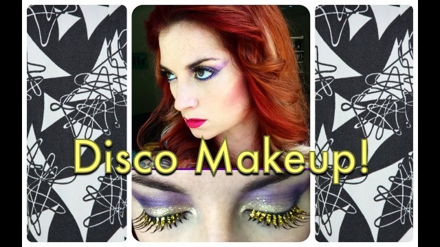 'Vintage 1970\'s Sparkly Disco Makeup Tutorial by CHERRY DOLLFACE'