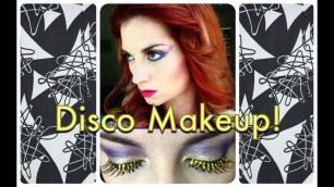 'Vintage 1970\'s Sparkly Disco Makeup Tutorial by CHERRY DOLLFACE'