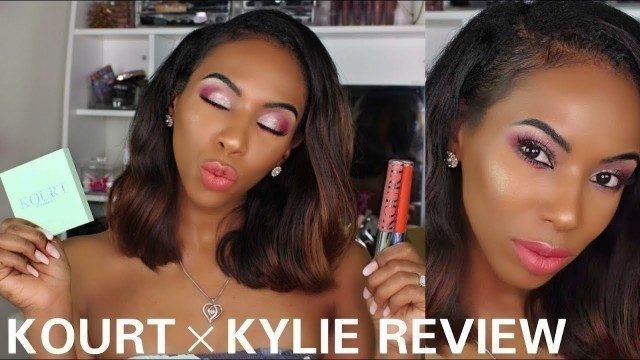 'KOURT x KYLIE COSMETICS COLLAB REVIEW + DEMO| NicReNoonBeauty'