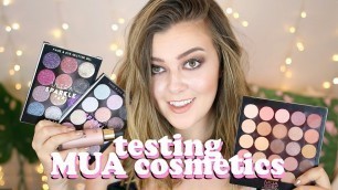 'AVERAGE GIRL TRIES MUA COSMETICS (ecofriendly glitter yaaas) - AD | LUCY WOOD'