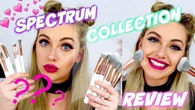 'SPECTRUM COLLECTION BRUSH REVIEW | 12 PIECE MARBELOUS SET'