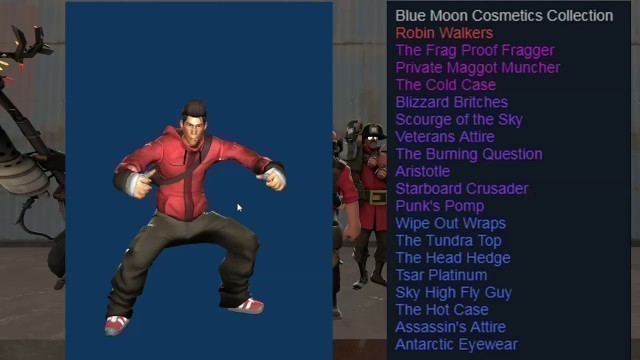 '[TF2 ]Blue Moon Cosmetics Show Case (Commentary)'