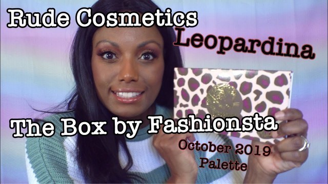 'Rude Cosmetics Leopardina palette from October The Box By Fashionsta'