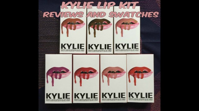 'Kylie Cosmetics Lip Kit Swatches & Reviews'