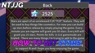 'How to Get Stars and Cosmetics [N the jojo game]'