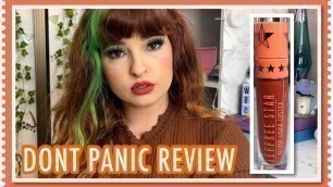 'Don’t Panic Review | Jeffree Star Cosmetics Single Liquid Lipstick Review'