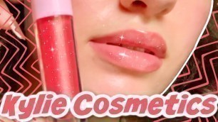 'Kylie Cosmetics High Gloss review + swatch'