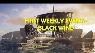 'Assassins Creed Odyssey First Weekly Event - Confront Black Wind | Legendary Ship Cosmetics'