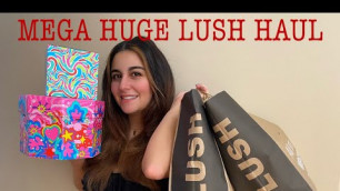 'MEGA HUGE LUSH HOLIDAY 2021 SALE HAUL | Fragrance, Bath Bombs, Bubble Bars & More (Part 1)'