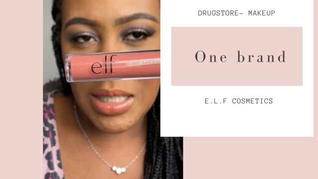 'ONE BRAND MAKEUP TUTORIAL E.L.F COSMETICS'