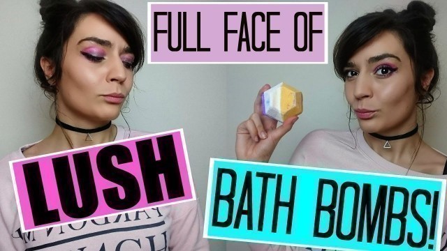 'Full Face of LUSH BATH BOMBS! ❀ | VixieBeauty'