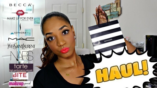 '❤ MEGA HAUL ❤ Sephora, Nars, YSL, NARS, MAC, Bite Beauty, Tarte + MORE!!!'