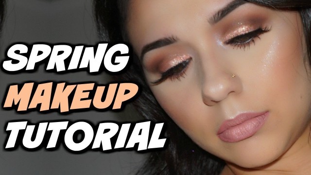 'Spring Time Makeup Tutorial -  FULL FACE using Anastasia Beverly Hills Nicole Guerriero Glow Kit'