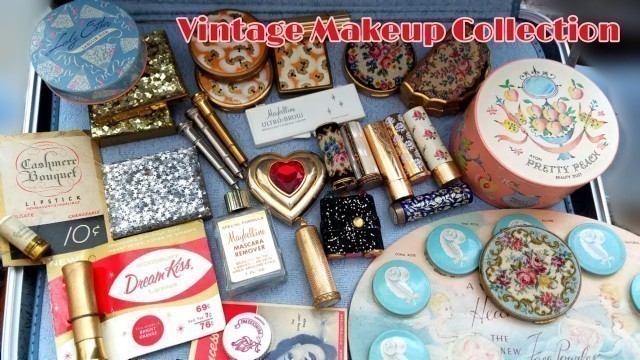 'vintage makeup collection'