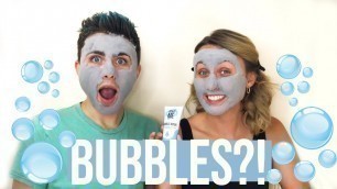 'CARBONATED BUBBLE CLAY MASK REVIEW & DEMO | Mya and the Fox'