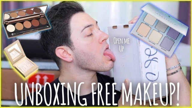 'UNBOXING PR PACKAGES! FREE MAKEUP BEAUTY GURUS GET | Manny MUA'