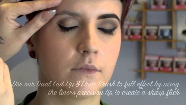 'Le Keux Cosmetics  - Black Cadillac Black Eye Liner Tutorial for Perfect Vintage Flicks'