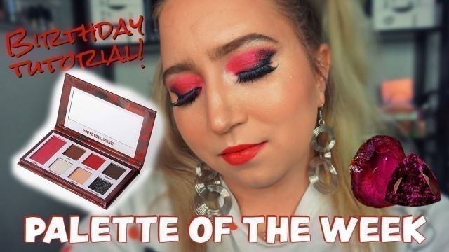 'January Birthday Tutorial with the BH COSMETICS GARNET / Palette of the Week Ep3'