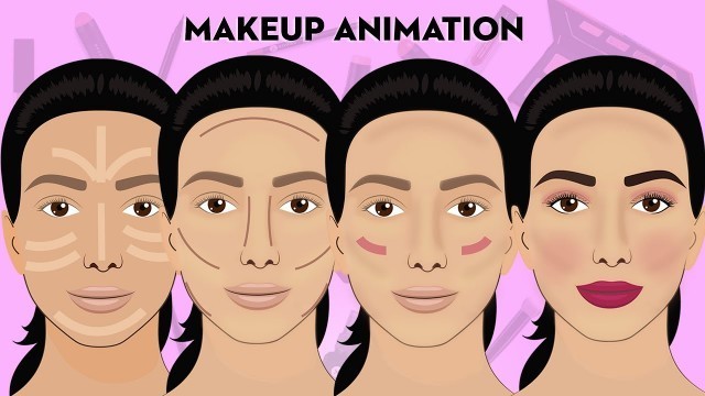 'Makeup Animation | ASMR Animation Makeup | #shorts | SUGAR⁩ Cosmetics⁩'