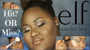 'ELF Cosmetics Tutorial | Dynisha Hugle'