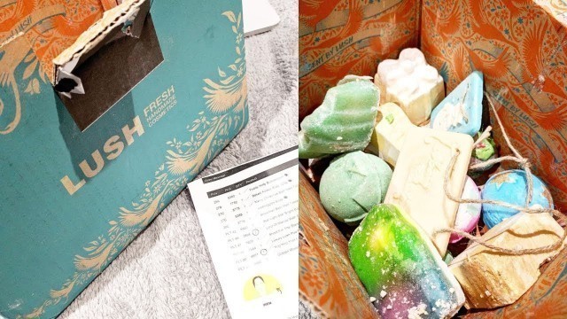 'LUSH COSMETICS UK BOXING DAY SALE ONLINE HAUL - BATH BOMBS, SOAP'